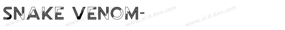 Snake Venom字体转换